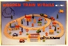 De Houtwagen | houten treinbaan set 63 delig | houten treinbaan set | € 47,50