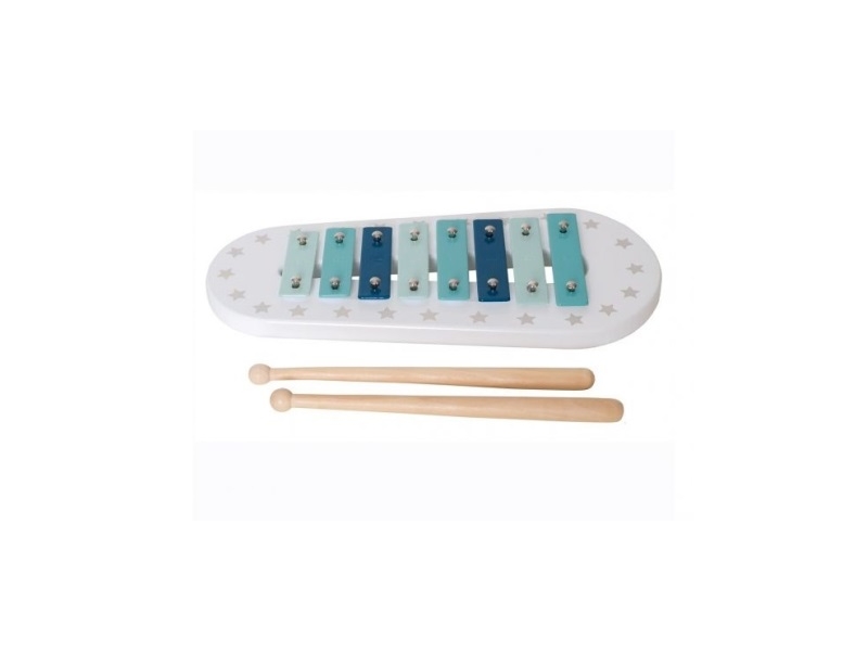 De Houtwagen | houten xylofoon blauw JaBaDaBaDo | xylofoon | € 19,95