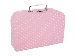 De Houtwagen | theeserviesje roze in opbergkoffer | kinder thee serviesjes | € 24,95