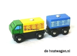De Houtwagen | houten treinbaan set 71 delig | houten treinbaan set | € 49,95
