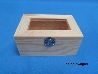 De Houtwagen | kist met glazen deksel 12 x 8 x 6 | houten kisten rechthoekig | € 6,95
