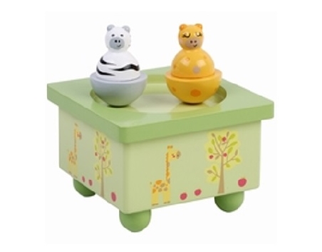 muziekdoosje giraffe met zebra 2e
