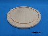 De Houtwagen | snijplank rond 22 cm. | diversen blank hout | € 6,50