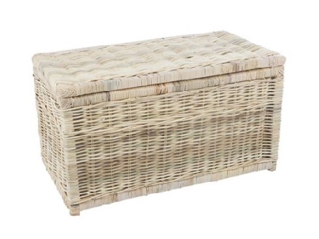 De Houtwagen | speelgoedmand naturel 60 x 30 x 30 | rieten opbergmanden | € 59,95