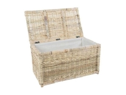 De Houtwagen | speelgoedmand naturel 60 x 30 x 30 | rieten opbergmanden | € 59,95