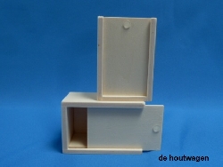 kistje met schuifdeksel 9 x 6 x 4.5