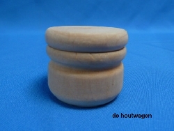 De Houtwagen | melktandendoosje | houten kisten overige vormen | € 2,95