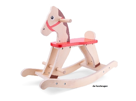 De Houtwagen | houten hobbelpaard new classic toys | hobbelpaarden | € 79,95