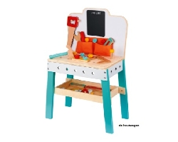 werkbankje turquoise lelin toys