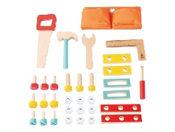 De Houtwagen | werkbankje turquoise lelin toys | kinder gereedschap | € 59,95