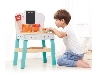 De Houtwagen | werkbankje turquoise lelin toys | kinder gereedschap | € 59,95