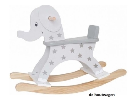 De Houtwagen | hobbeldier olifant | hobbelpaarden | € 69,95