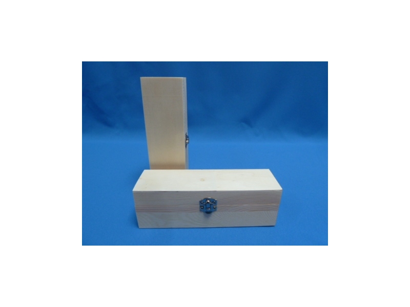 De Houtwagen | Rechthoekig Grenen Houten Opbergkistje 17 x 5 x 5,7 cm met Deksel | houten kisten rechthoekig | € 6,50