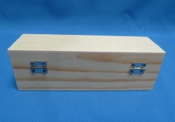 De Houtwagen | Rechthoekig Grenen Houten Opbergkistje 17 x 5 x 5,7 cm met Deksel | houten kisten rechthoekig | € 6,50