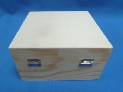 De Houtwagen | kistje vierkant 13 x 13 x 7 | houten kisten vierkant | € 9,50