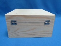De Houtwagen | vierkant kistje 16 x 16 x 8.5 | houten kisten vierkant | € 11,50