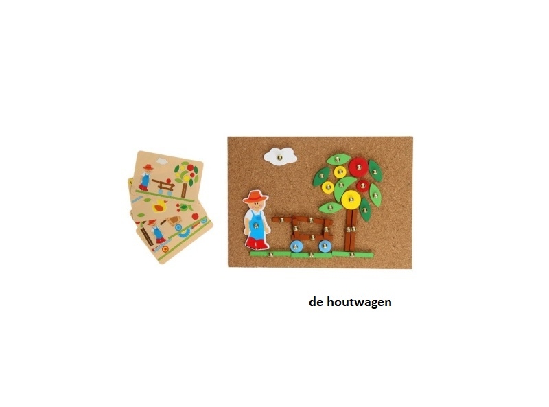 De Houtwagen | hamertje-tik boerderij | kinder gereedschap | € 19,95