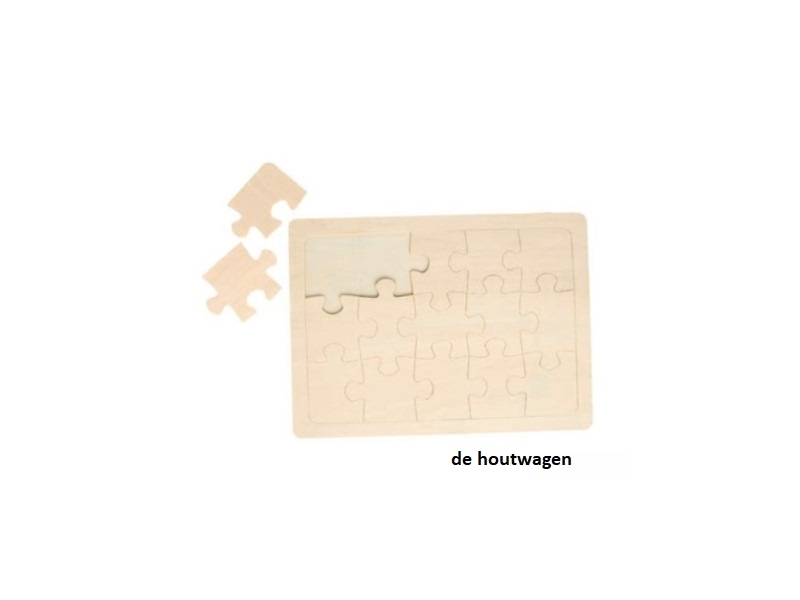 De Houtwagen | blanco houten puzzel | houten puzzels | € 6,95 De Houtwagen | blanco houten puzzel | houten puzzels | € 6,95
