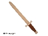 houten zwaard bruin