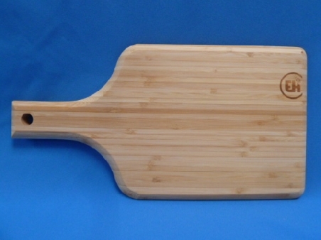 snijplank bamboe met handvat