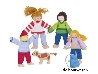 De Houtwagen | popjes campingfamilie | poppenhuispopjes | € 22,50