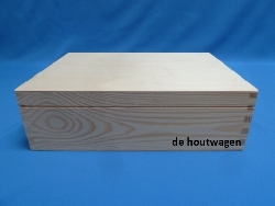kist A4 model grenen 34 x 25 x 10