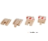 De Houtwagen | houten treinbaan rails eindstukken | mentari losse rails e.d. | € 4,75
