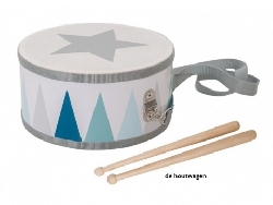 trommel blauw met ster