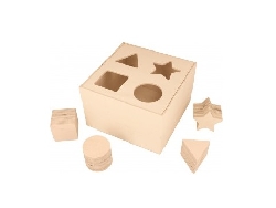 blokkenstoof blank hout