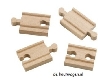 houten treinbaan rails mini dubbel