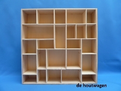 letterbak 45 x 45 x 9 cm.
