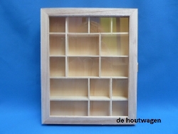 letterbak met raam verzamelkist