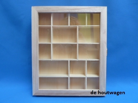 De Houtwagen | letterbak met raam verzamelkist | letterbakken | € 16,50