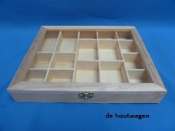 De Houtwagen | letterbak met raam verzamelkist | letterbakken | € 16,50