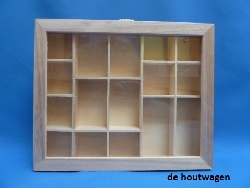 De Houtwagen | letterbak met raam verzamelkist | letterbakken | € 16,50