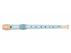 blokfluit blauw met stip