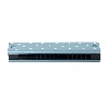 houten harmonica blauw stip