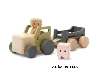 houten tractor set Micki