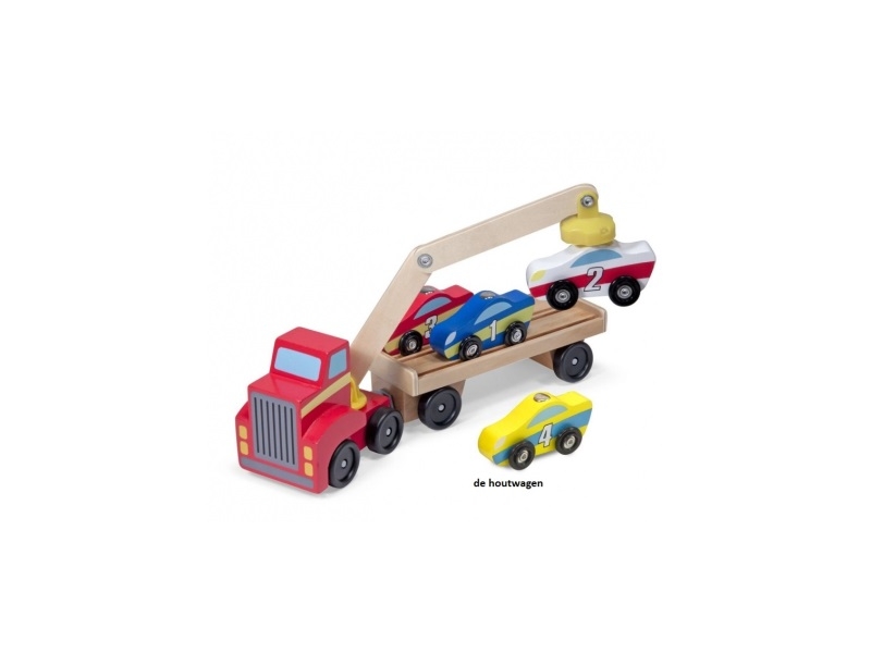 autotransport met magnetische auto's