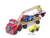 autotransport met magnetische auto's