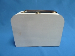 De Houtwagen | koffer wit B-keus | houten koffers | € 9,95