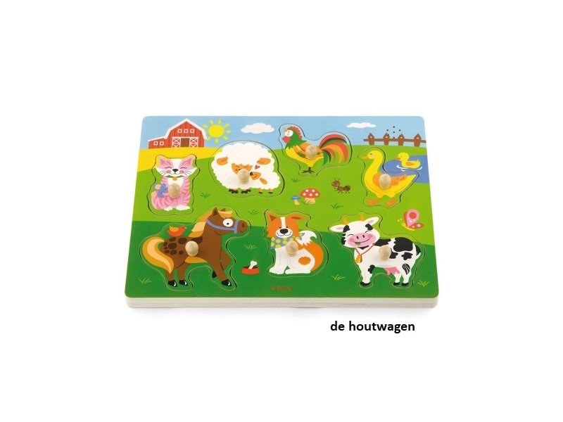 knoppuzzel met geluid boerderij