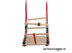 babyschommel gekleurde kralen 