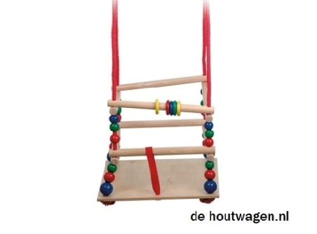 babyschommel gekleurde kralen 