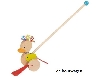 De Houtwagen | stokroller punk eendje | stokroller- trekfiguur  | € 24,95
