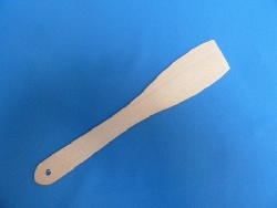 De Houtwagen | spatel beuken 30 cm. | diversen blank hout | € 1,50