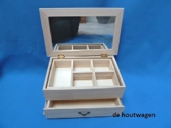 kast met spiegel, etage en lade-1