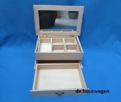 kast met spiegel, etage en lade-2