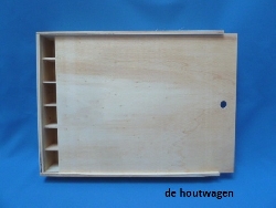 kist met 12 lange vakken en schuifdeksel-2
