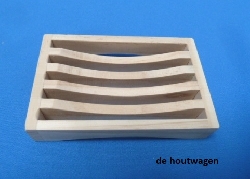 De Houtwagen | houten zeepschaal | diversen blank hout | € 4,95